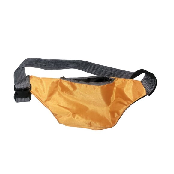 Vintage-Style Orange Sport Waist Bag With Adjustable Strap Durable Design Multip - Picture 6 of 6